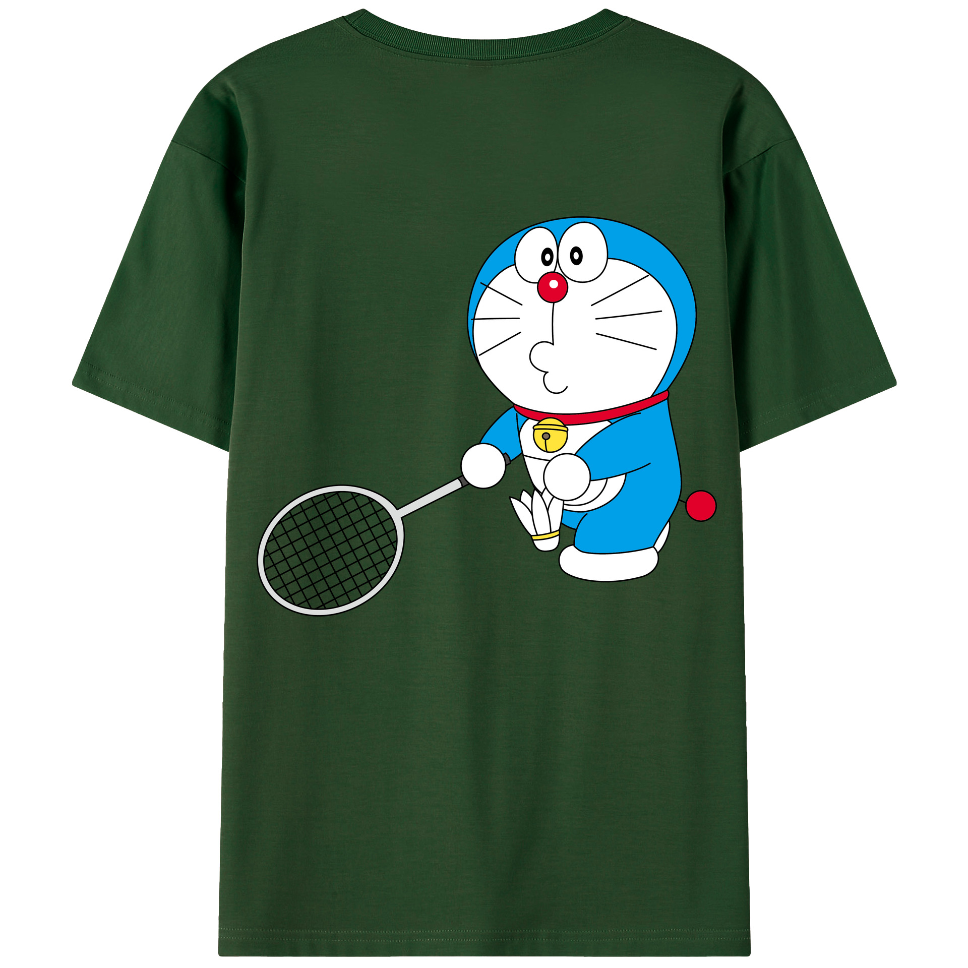 （画像用） ドラえもん Doraemon 綿100％半袖Tシャツ（背面プリント）